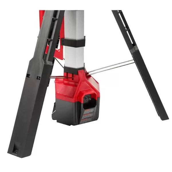 Milwaukee M18 18-Volt Lithium-Ion Cordless Rocket Dual Power Tower Light with HIGH OUTPUT XC 8.0 Ah Battery