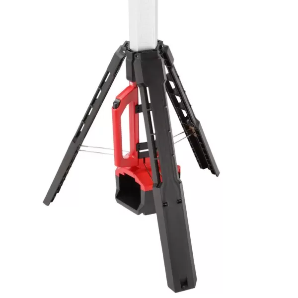 Milwaukee M18 18-Volt Lithium-Ion Cordless Rocket Dual Power Tower Light with HIGH OUTPUT XC 8.0 Ah Battery