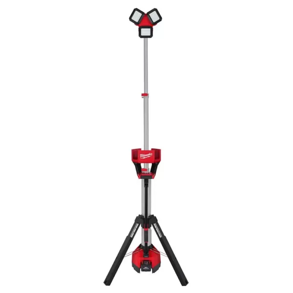 Milwaukee M18 18-Volt Lithium-Ion Cordless ROCKET LED Stand Light/Charger Kit with HIGH OUTPUT 8.0 Ah Battery