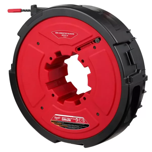 Milwaukee M18 FUEL Angler 200 ft. Non-Conductive Polyester Pulling Fish Tape Drum