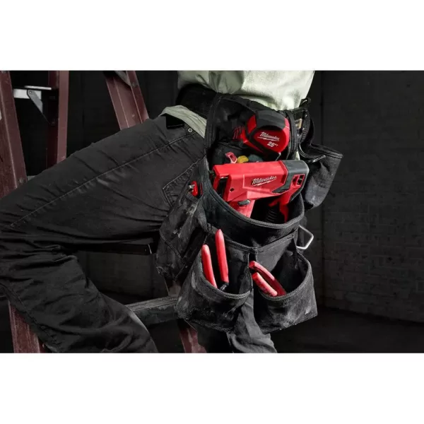 Milwaukee M12 12-Volt Lithium-Ion Cordless 3/8 in. Crown Stapler Kit W/ (1) 1.5Ah Battery, Charger & Bag