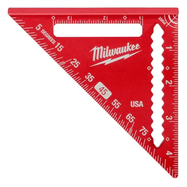 Milwaukee 25 ft. x 1.3 in. W Blade Magnetic Tape Measure with 14 ft. Standout and 4-1/2 in. Trim Square