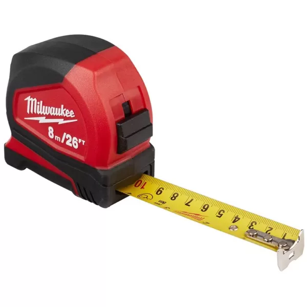 Milwaukee 8 m/26 ft. Compact Tape Measure