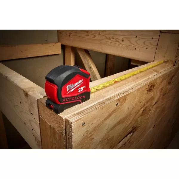 Milwaukee 16 ft. Compact Auto Lock Tape Measure