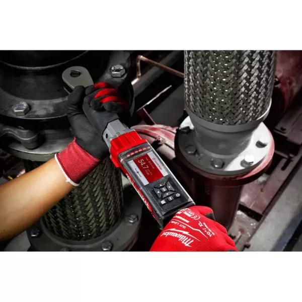 Milwaukee M12 FUEL ONE-KEY 12-Volt Lithium-Ion Brushless Cordless 1/2 in. Digital Torque Wrench Kit with Two 2.0 Ah Batteries