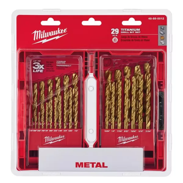 Milwaukee Titanium Drill Bit Set (29-Piece)