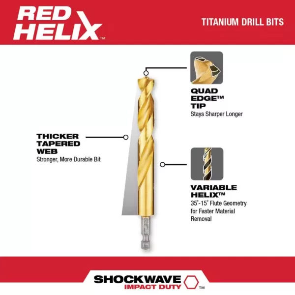 Milwaukee Shockwave 7/32 in. Titanium Drill Bit