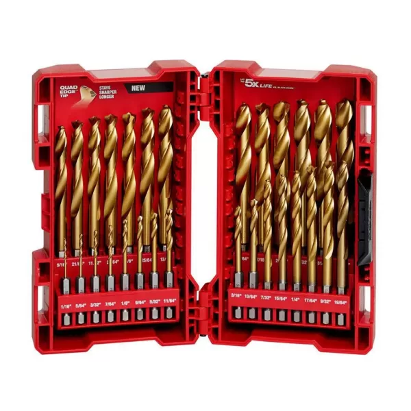 Milwaukee SHOCKWAVE IMPACT DUTY Titanium Drill Bit Set (29-Piece)