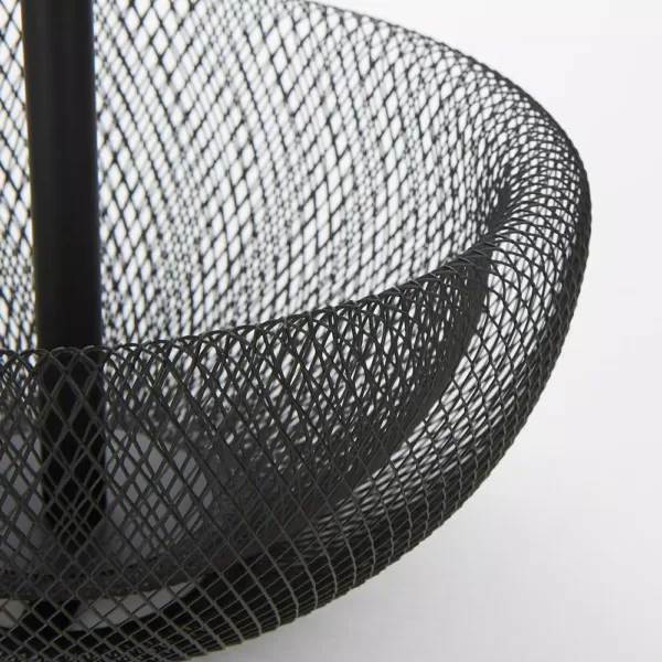 Mind Reader Black 2-Tier Mesh Decorative Fruit Bowl