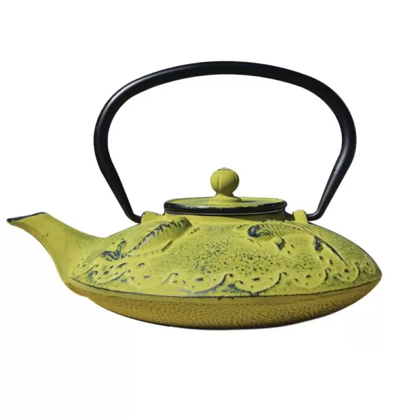 Old Dutch Agon Koi 3.12-Cup Teapot in Moss Green