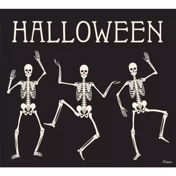 My Door Decor 7 ft. x 8 ft. Happy Halloween Halloween Garage Door Decor Mural for Split Car Garage