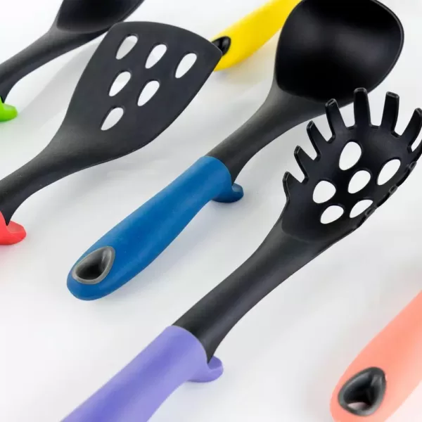 MegaChef Assorted Color Nylon Cooking Utensils (Set of 7)