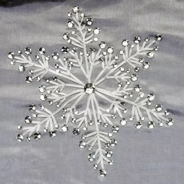 National Tree Company 42 in. Snowflakes Design Tree Skirt