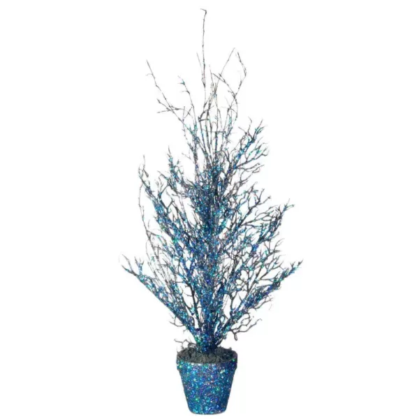 National Tree Company Halloween Accessories 26 in. Black Tree