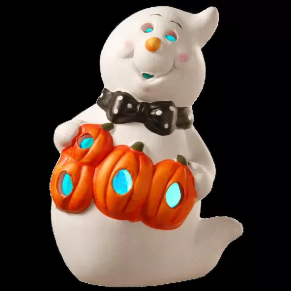 National Tree Company 6 in. Lighted Ghost Halloween Decor