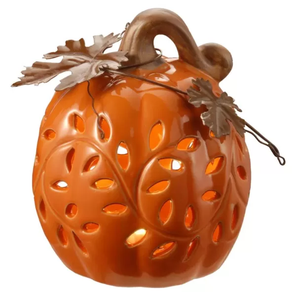 National Tree Company 6 in. Lighted Pumpkin Decor