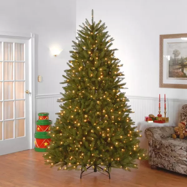 National Tree Company 7 ft. Dunhill Fir Artificial Christmas Tree with Clear Lights