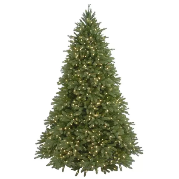 National Tree Company 9 ft. Jersey Fraser Fir Artificial Christmas Tree with Clear Lights