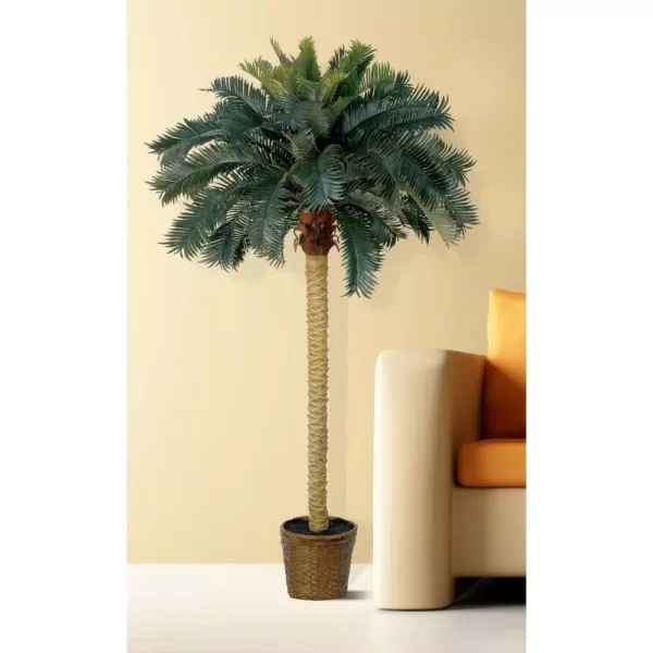 Nearly Natural 6 ft. Sago Palm Silk Tree