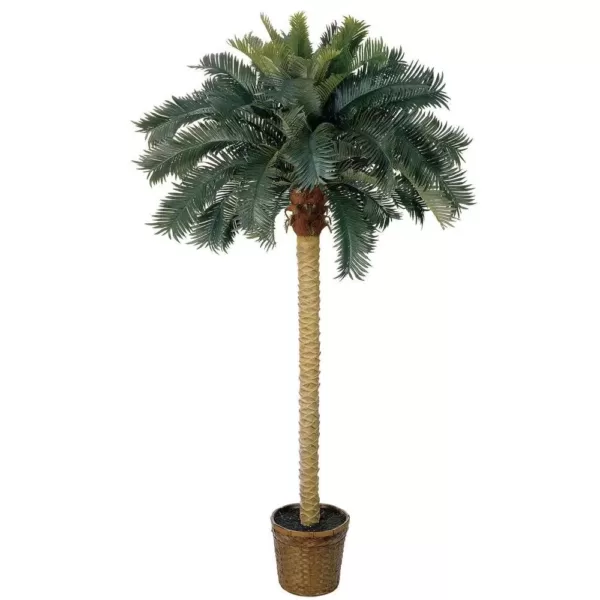 Nearly Natural 6 ft. Sago Palm Silk Tree