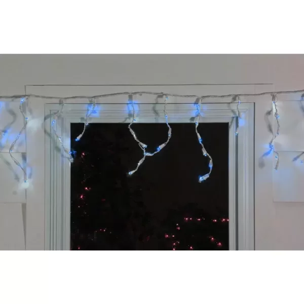 Northlight 6.75 ft. 100-Light Blue LED Wide Angle Icicle Lights