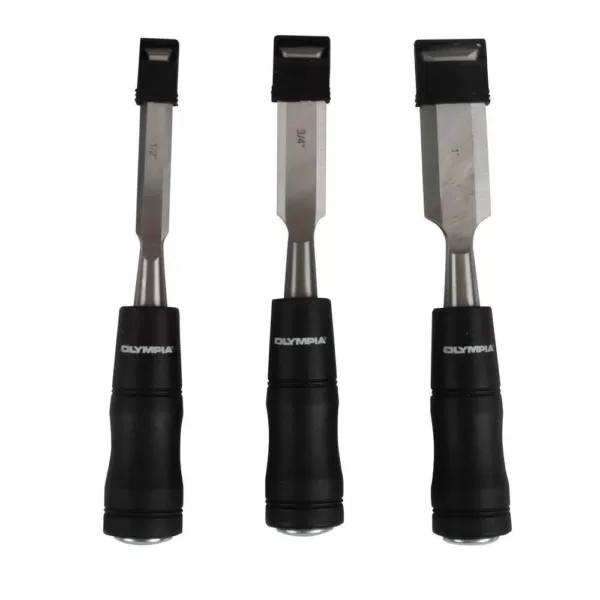 OLYMPIA Wood Chisel Set (3-Piece)