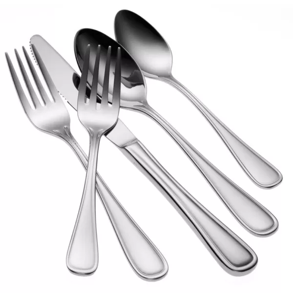 Oneida New Rim II 18/0 Stainless Steel Table Forks, European Size (Set of 12)