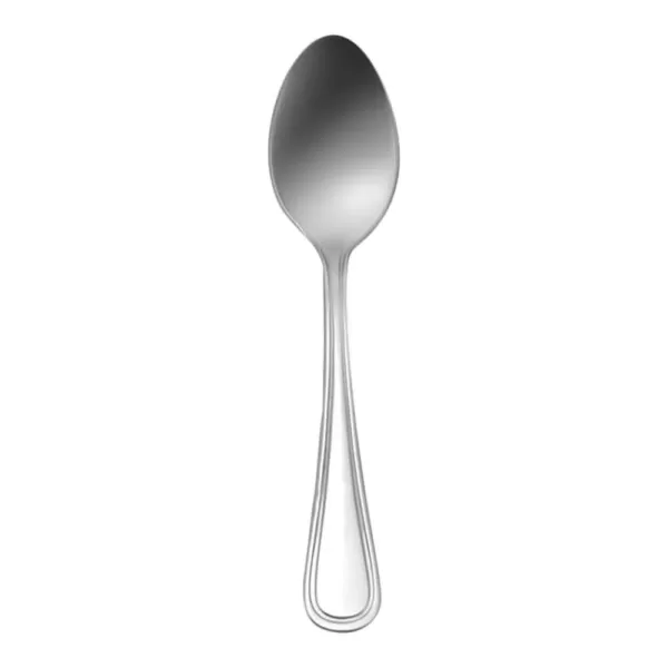 Oneida New Rim Silver 18/10 Stainless Steel Euro Teaspoon (12-Pack)