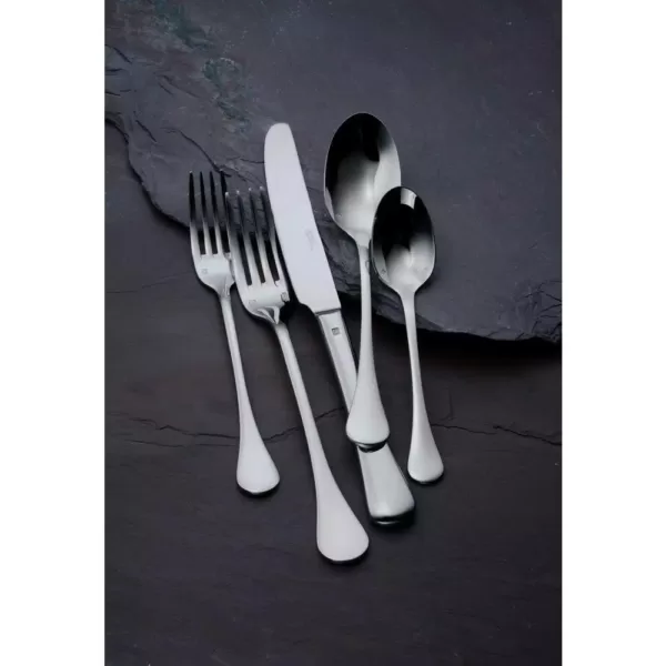 Oneida Puccini 18/10 Stainless Steel Table Forks, European Size (Set of 12)