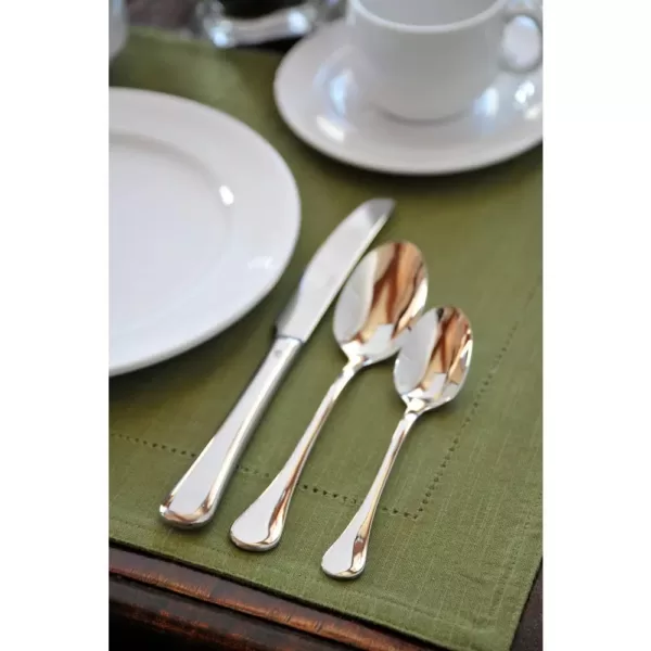 Oneida Puccini 18/10 Stainless Steel Teaspoons, U.S. Size (Set of 12)