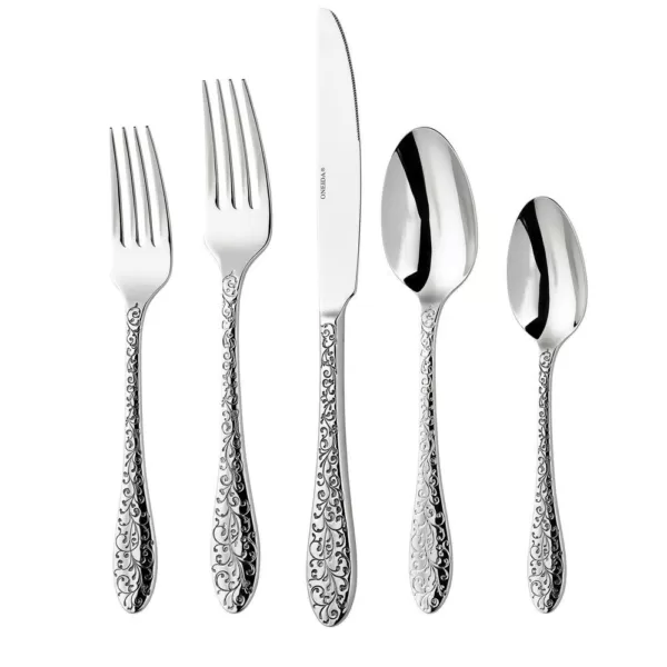 Oneida Ivy Flourish 18/10 Stainless Steel Teaspoons (Set of 12)