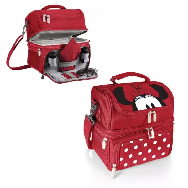 ONIVA 3 Qt. 8-Can Minnie Mouse Pranzo Lunch Tote Cooler in Red