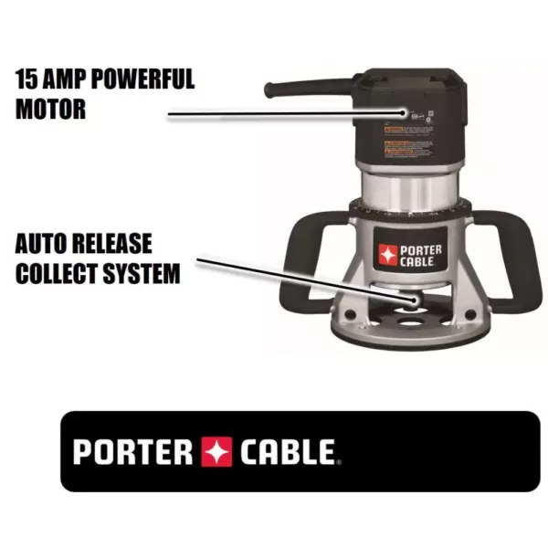 Porter-Cable 3-1/4 HP Peak Speedmatic Router