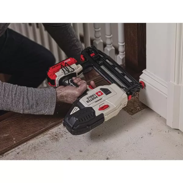 Porter-Cable 20-Volt MAX Lithium-Ion 16-Gauge Cordless  Nailer with Battery 1.5 Ah and Charger