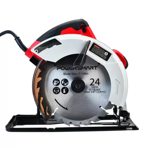 PowerSmart 7-1/4 in. 14 Amp Electric Circular Saw