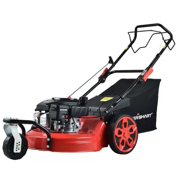 PowerSmart 20 in. 3-in-1 170 cc Gas Walk Behind Self Propelled Lawn Mower