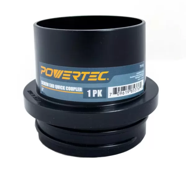 POWERTEC 4 in. Screw End Quick Coupler