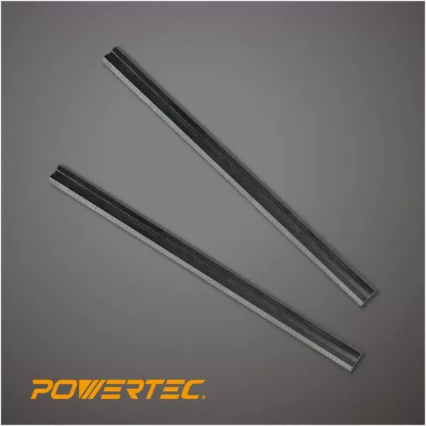 POWERTEC 3-1/4 in. HSS Planer Blades for Black & Decker 79-699 / 7698K (Set of 2)