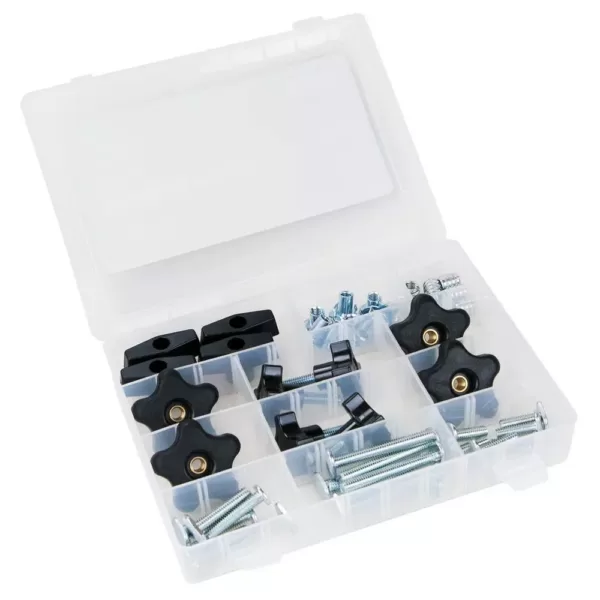 POWERTEC 5/16-18 in. T-Track Jig Hardware Kit (46-Piece)