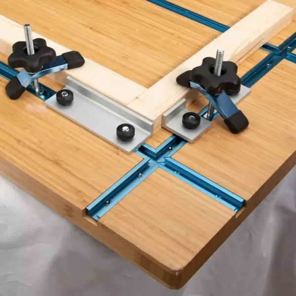 POWERTEC T-Track Intersection Kit with Wood Screws