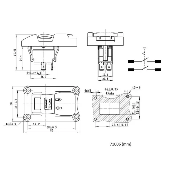 POWERTEC Safety Locking Switch