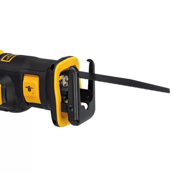 DEWALT 20-Volt MAX Lithium-Ion Cordless Brushless Compact Reciprocating Saw with 20-Volt MAX Premium Li-Ion (1) 5.0Ah Battery