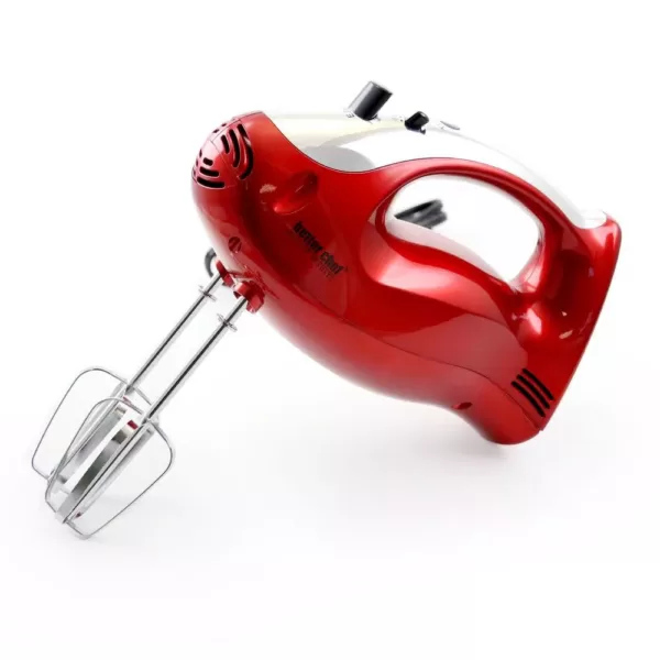 Better Chef 5-Speed Red Hand Mixer