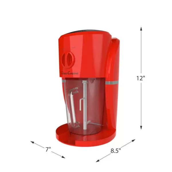 Classic Cuisine 1 Qt. Red Frozen Drink Stand Mixer with Variable Mix Settings