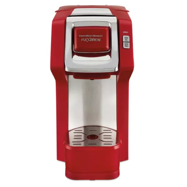 Hamilton Beach 1-Cup Red FlexBrew Coffee Maker