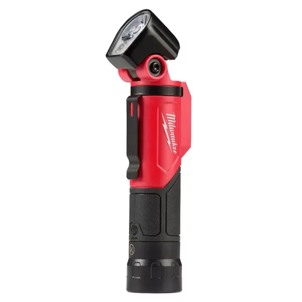 Milwaukee 500 Lumens LED Pivoting Rechargeable Flashlight W/ Extra REDLITHIUM USB Battery