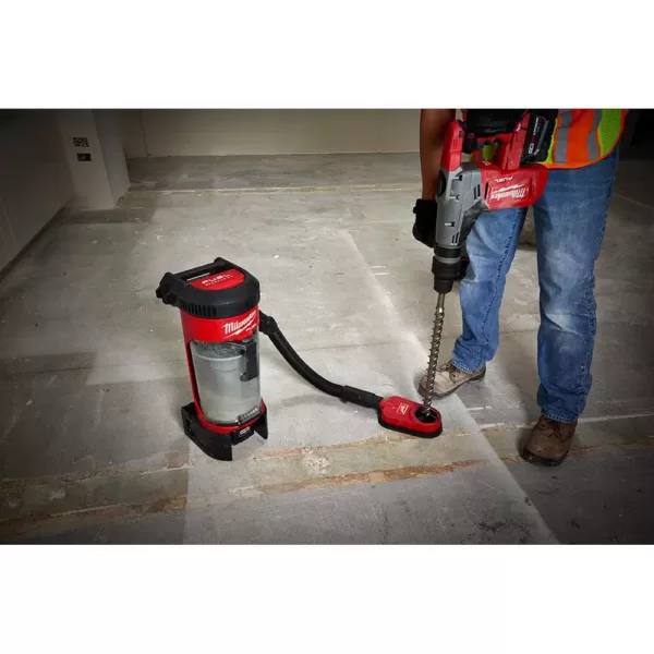 Milwaukee M18 Fuel 18-Volt Lithium-Ion Brushless Cordless 1 Gal. 3-in-1 Backpack Vacuum Kit and One 8.0 Ah Battery and Accessories