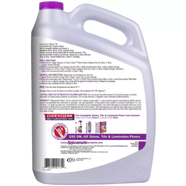 Rejuvenate 128 oz. Stone Tile and Laminate Floor Cleaner