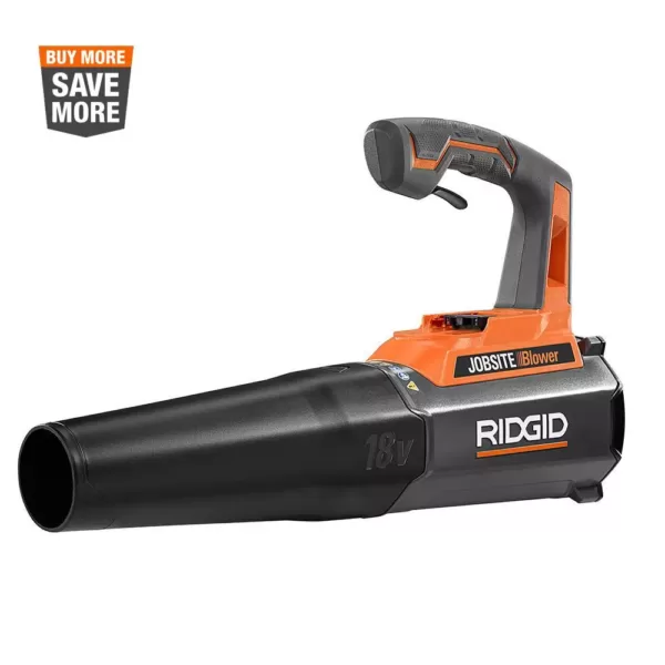 RIDGID 18-Volt Cordless 105 MPH Jobsite Handheld Blower (Tool Only)