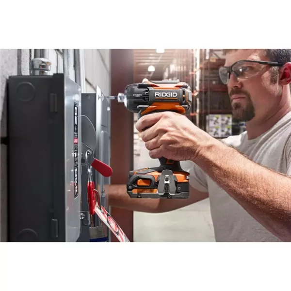 RIDGID 18-Volt Lithium-Ion Brushless Cordless 1/4 in. 3-Speed STEALTH FORCE Impact Driver (Tool Only)